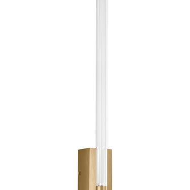 Modern LED Wall Light with Tubular Glass – Phobos 1 Light Sconce by Visual Comfort