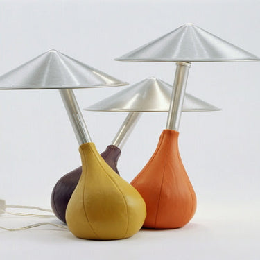 Piccola Modern Table Lamp with Italian Leather Base and Dimmer by Pablo Designs - image 2