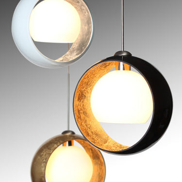 Group of Pogo double-glass mini pendants | Besa Lighting