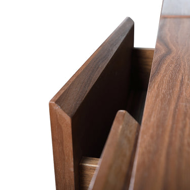 Nova Domus Pompeii Grey & Walnut Entertainment Center