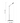 Ponte Small floor lamp dimensions diagram: 39.1 inches high and 13.6 inches wide
