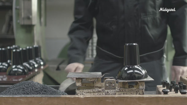 The making of the Midgard K831 pendant: hand-spinning the shade