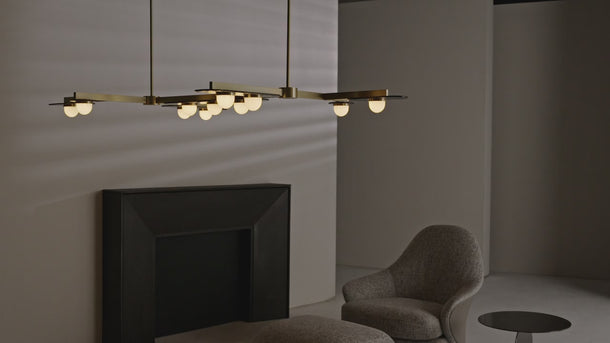Modulo Grid 11 chandelier by Federico Peri for CTO Lighting, product film from the maker