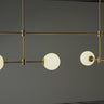 Trevi Multi Pendant 6 in bronze and satin brass, short video from CTO Lighting