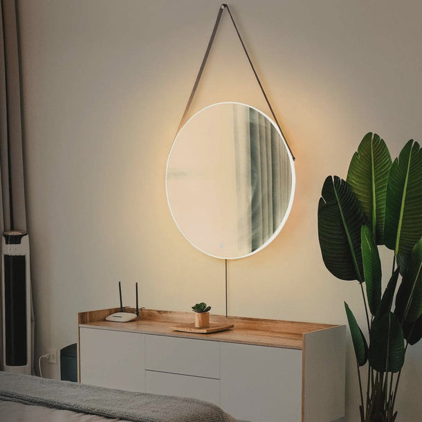 Nova of California Aurora 36 Round Backlit Led Wall Mirror