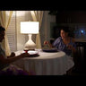 Video showing the Bartlett ivory ceramic table lamp operating without power cords