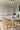 Graypants Loci Rain 24 chandelier in a kitchen