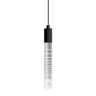 Mini Clear Acrylic Pendant Light with LED for Retail Spaces or Modern Kitchen Island 