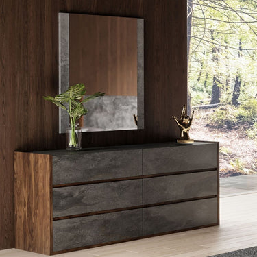 Nova Domus Rado Walnut & Stucco Dresser