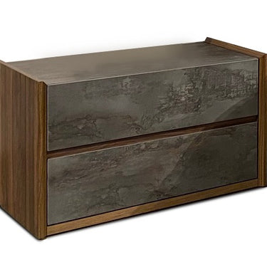 Nova Domus Rado Walnut & Volcanic Slate Bedroom set