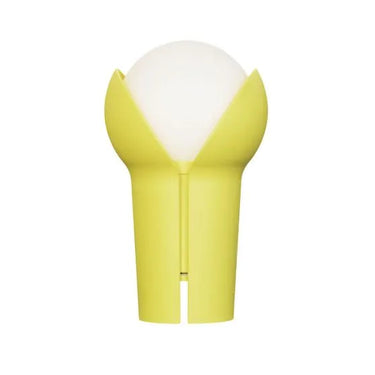 Bright Lemon Bud portable table lamp with 20-hour battery life for outdoor patio or picnic.