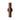Roest sconce in Rust, studio front view, slim steel wall light by Graypants