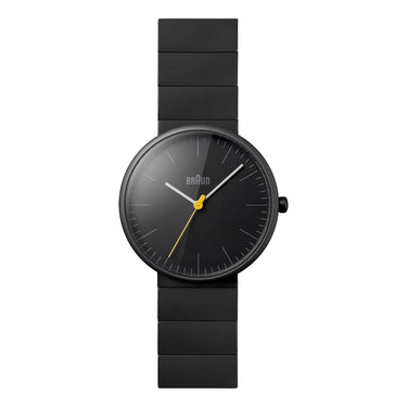 Braun BN-0171BKBKG Ceramic Analog Watch – Black Dial & Bracelet, Minimalist Design