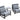 Renava Boardwalk Outdoor Grey Lounge Chair Set
