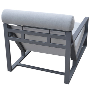 Renava Boardwalk Outdoor Grey Lounge Chair Set