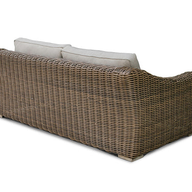 Renava Sapelo Outdoor Beige Wicker Sofa