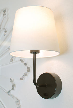 Modern Lantern Emily Cordless Wall Sconce - Black
