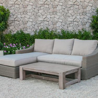 Renava Seacliff Outdoor Wicker Sectional Set