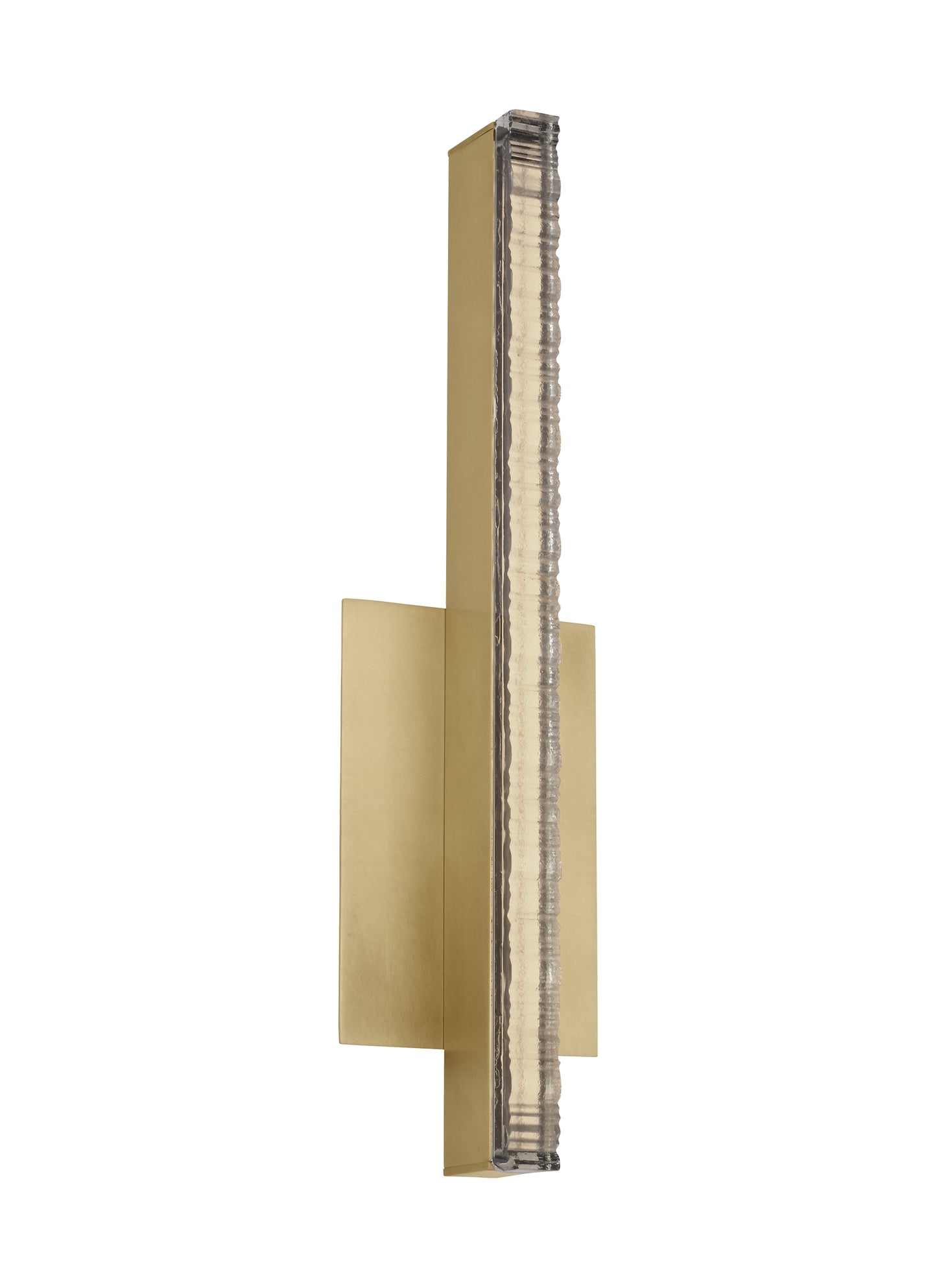Contemporary Small Sconce - Natural Brass