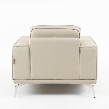 Lamod Italia Soho Italian Grey Oyster Leather Armchair