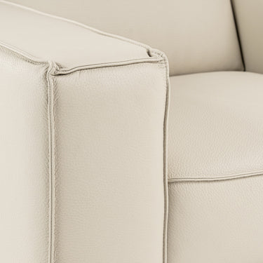 Lamod Italia Soho Italian Grey Oyster Leather Armchair