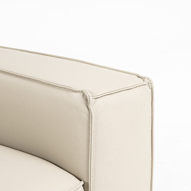 Lamod Italia Soho Italian Grey Oyster Leather Armchair