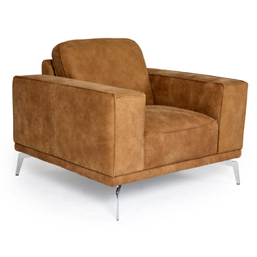 Lamod Italia Soho Italian Cognac Leather Armchair