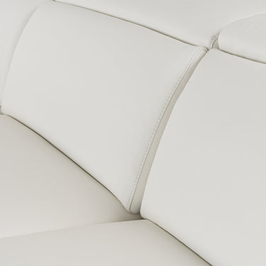 Lamod Italia Soho Italian White Leather Sofa