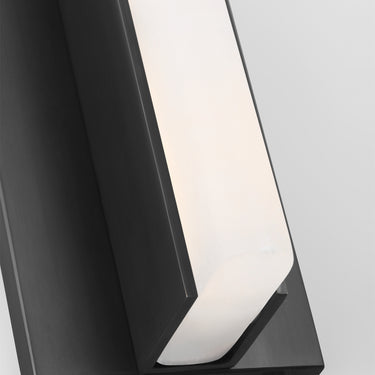 Industrial Chic 15-inch Bronze Wall Fixture - Linea LED Sconce for Office & Hotel Lobbies