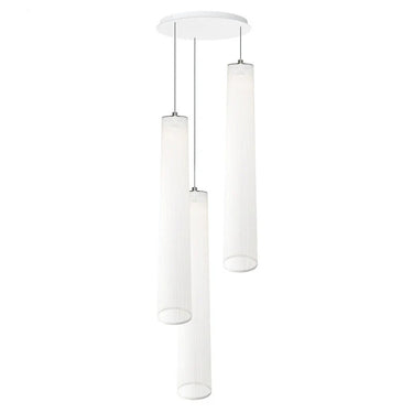 Solis 3-Light Fabric LED Pendant Light by Pablo Designs - image 7