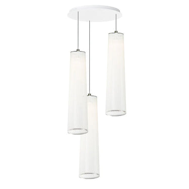 Solis 3-Light Fabric LED Pendant Light by Pablo Designs - image 4