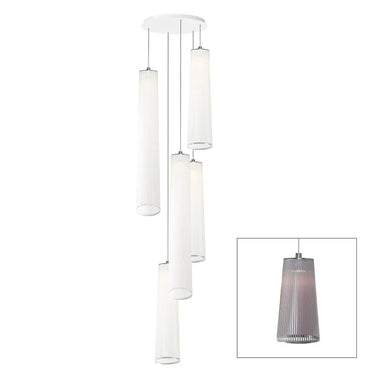 Solis 5-Light Modern LED Pendant Chandelier by Pablo Designs - image 3