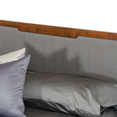 California King Nova Domus Soria Grey & Walnut Bed