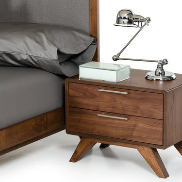 Nova Domus Soria Grey & Walnut Bedroom Set