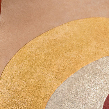 Spirit wool rug in Beige, close-up detail