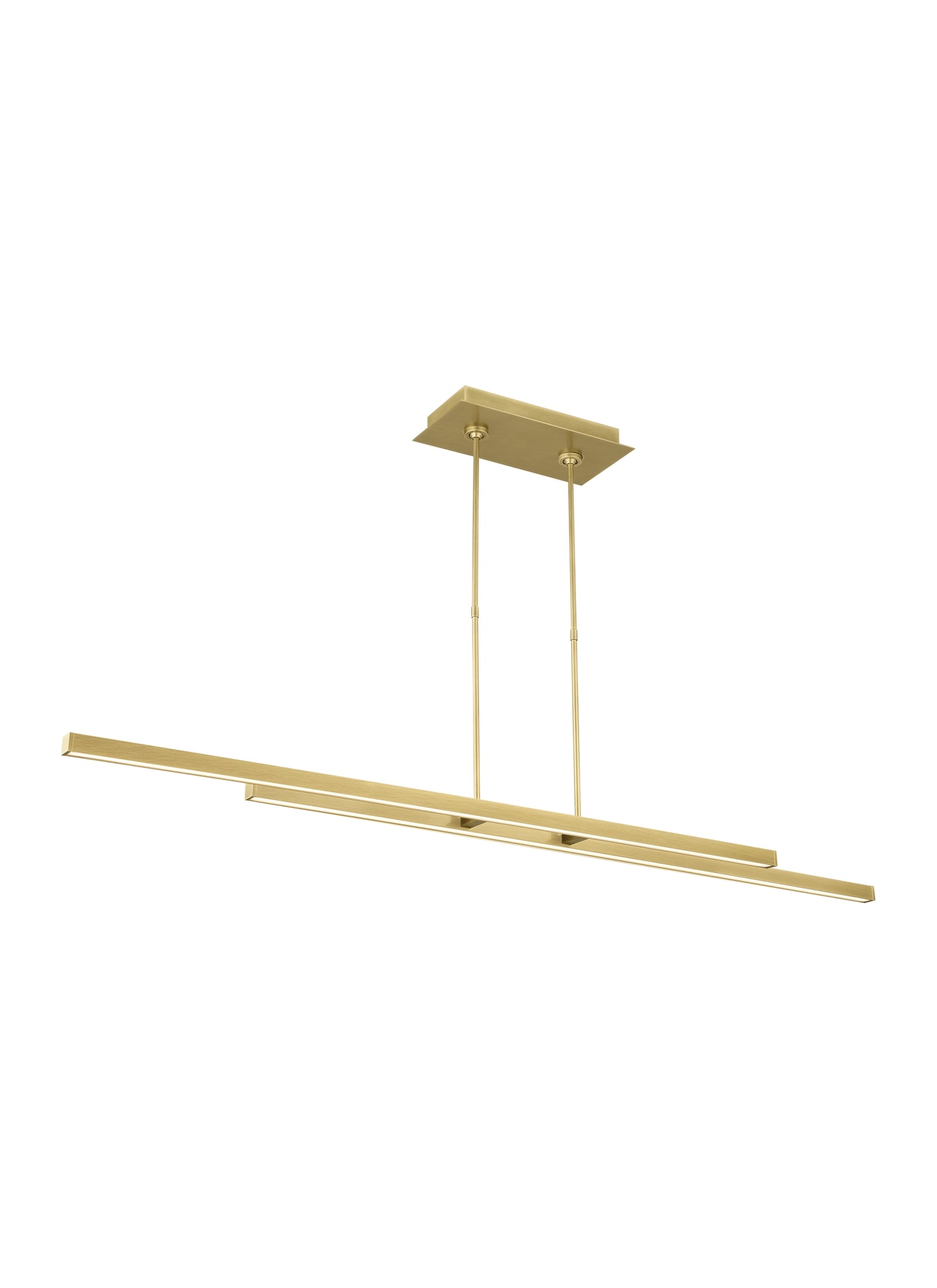 60-Inch Brass Linear Pendant Light - Home and Commercial Lighting