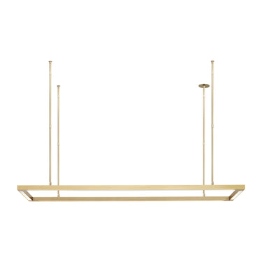 Contemporary Halo Pendant Light for Modern Spaces - Brass ETL Listed