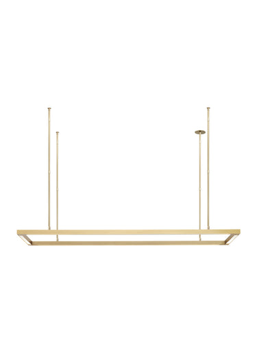 Contemporary Halo Pendant Light for Modern Spaces - Brass ETL Listed