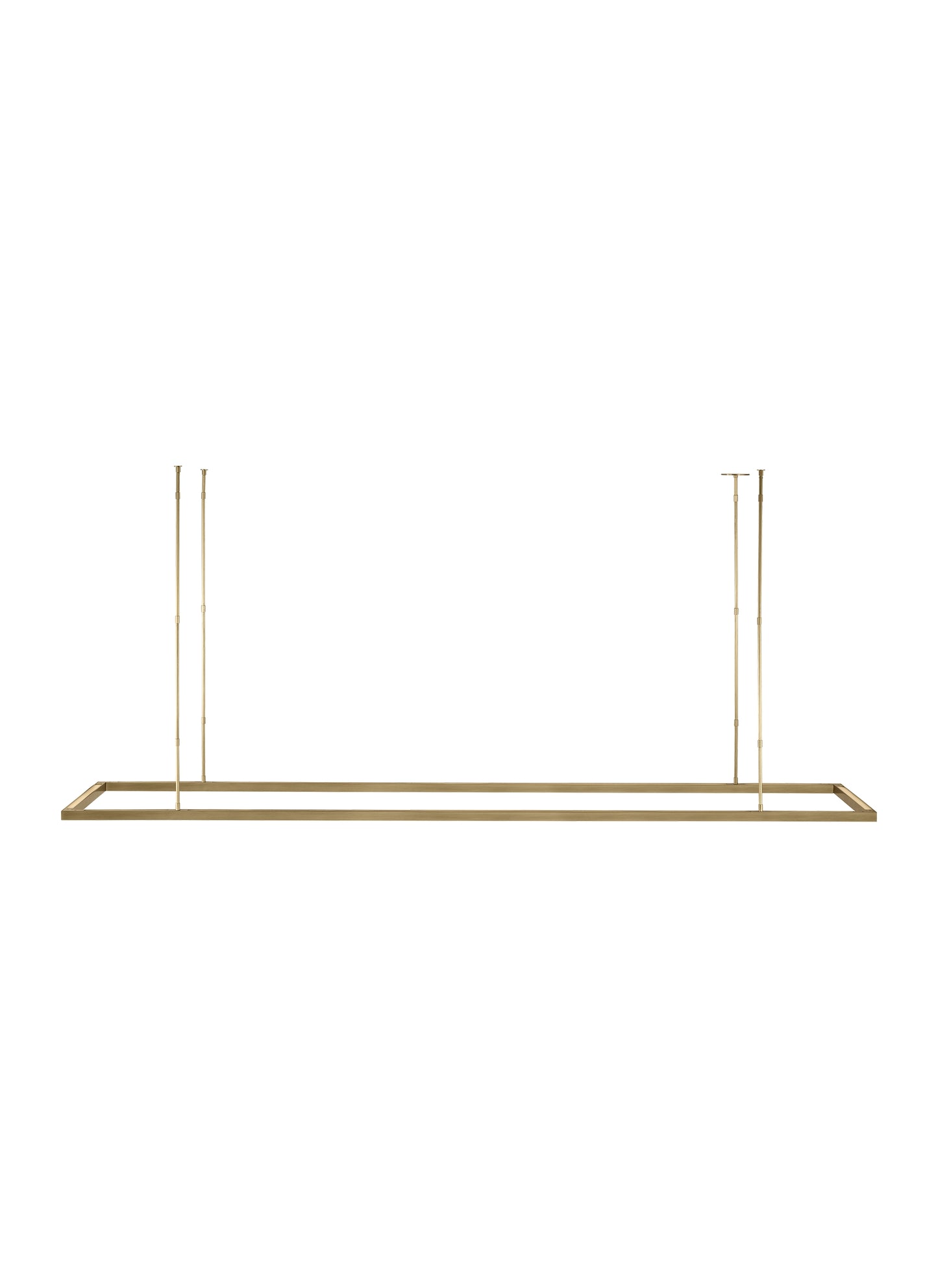 Visual Comfort Stagger Halo Uplight Linear Pendant - 84" Length