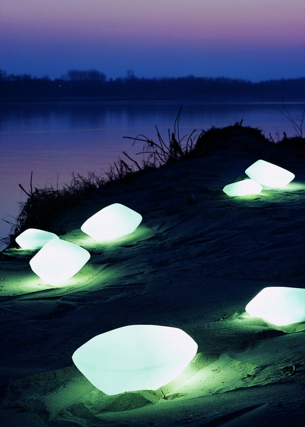 Stones Outdoor Lamp by Oluce