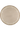 Syracuse Round wool rug in Natural, full view