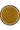 Syracuse Round wool rug in Tabac, full view
