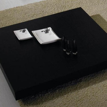 T35 Black Genuine Leather Sectional with Light