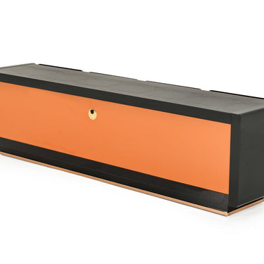 AX Talin Black Crocodile & Rosegold TV Stand