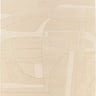 Collage wool rug in Beige, full view