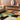 Jazzy wool rug, styled in a room