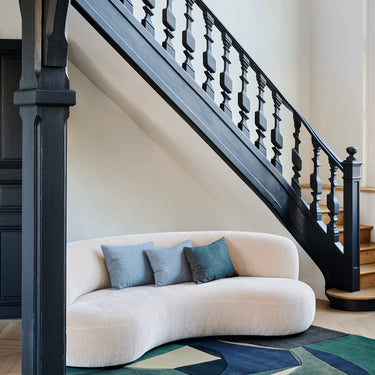 Polia Winter wool rug in a room setting, Toulemonde Bochart