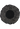 Eye Flower wool rug in Black, full view
