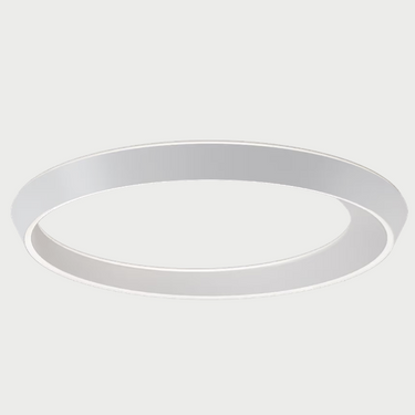 Modern Lodes Tidal matte white ceiling light with integrated 3000K LED illumination