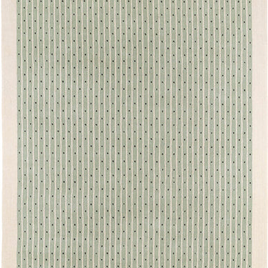 Exclamation wool rug in Céladon, full view